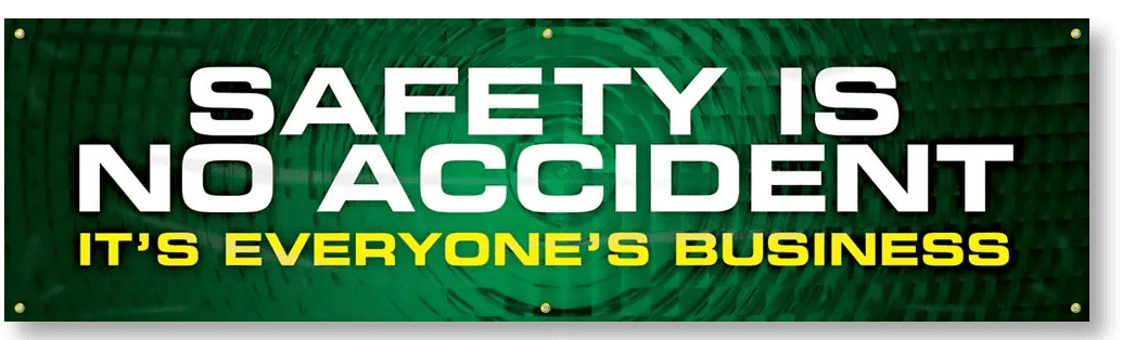 Safety Banner Signs